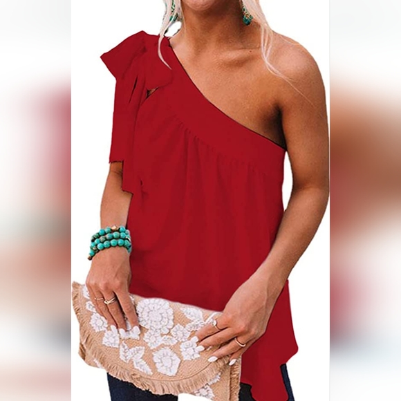 Macys off shoulder blouse - Picture 2 of 5